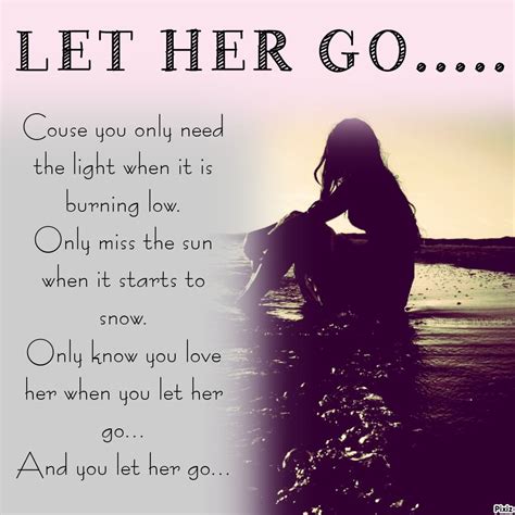 let her go let her go|should i let her go.